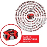 EINHELL Compresor de batería Power X-Change PRESSITO 18/21, 18 Voltios rojo/Negro