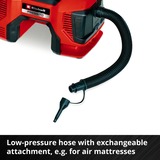 EINHELL Compresor de batería Power X-Change PRESSITO 18/21, 18 Voltios rojo/Negro