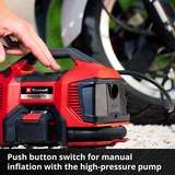 EINHELL Compresor de batería Power X-Change PRESSITO 18/21, 18 Voltios rojo/Negro