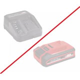 EINHELL Power X-Change Compresor de aire para coche CE-CC 18/23 D Li-Solo, 18 Voltios rojo/Negro