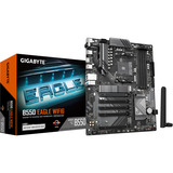 GIGABYTE B550 EAGLE WIFI6 Placa base - Procesadores AMD Ryzen serie 5000 G, VRM de 10+3+1 fases, hasta 3200 MHz DDR4, 1xPCIe 4.0 + 1xPCIe 3.0 M.2, LAN 1GbE, WIFI 6, USB 3.2 Gen 2 VRM de 10+3+1 fases, hasta 3200 MHz DDR4, 1xPCIe 4.0 + 1xPCIe 3.0 M.2, LAN 1GbE, WIFI 6, USB 3.2 Gen 2, AMD, Zócalo AM4, AMD Ryzen 3000 Series, AMD Ryzen 4000 Series, AMD Ryzen 5000 Series, Zócalo AM4, DDR4-SDRAM, 128 GB