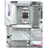 GIGABYTE X870E AORUS ELITE WIFI7 ICE Placa base - Soporta procesadores AMD Ryzen 9000, VRM digital de 16+2+2 fases, hasta 8200 MHz DDR5 (O.C.), 3x PCIe 5.0 + 1x PCIe 4.0, Wi-Fi 7, LAN 2.5 GbE, USB 4 blanco, VRM digital de 16+2+2 fases, hasta 8200 MHz DDR5 (O.C.), 3x PCIe 5.0 + 1x PCIe 4.0, Wi-Fi 7, LAN 2.5 GbE, USB 4, AMD, Zócalo AM5, AMD Ryzen 7000 Series, AMD Ryzen 8000 Series, AMD Ryzen 9000 Series, Zócalo AM5, DDR5-SDRAM, 256 GB