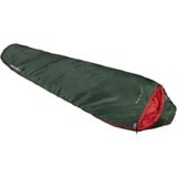 High Peak Saco de dormir Lite Pak 1200 verde/Rojo