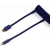 Keychron CAB-L cable USB 1,3 m USB4 Gen 3x2 USB C Gris azul, 1,3 m, USB C, USB C, USB4 Gen 3x2, Gris