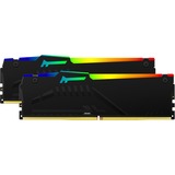 Kingston FURY FURY Beast 32 GB 5600 MT/s DDR5 CL36 DIMM (Kits de 2) RGB, Memoria RAM negro, 32 GB, 2 x 16 GB, DDR5, 288-pin DIMM
