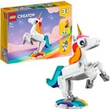 LEGO Creator 3-in-1 Unicornio Mágico, Juegos de construcción Juego de construcción, 7 año(s), Plástico, 145 pieza(s), 215 g