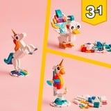 LEGO Creator 3-in-1 Unicornio Mágico, Juegos de construcción Juego de construcción, 7 año(s), Plástico, 145 pieza(s), 215 g