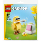 LEGO Pollito Pintor de Huevos de Pascua, Juegos de construcción Juego de construcción, 6 año(s), Plástico, 65 pieza(s), 44 g