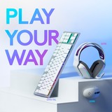 Logitech G305 ratón mano derecha RF Wireless + Bluetooth Óptico 12000 DPI, Ratones para gaming blanco, mano derecha, Óptico, RF Wireless + Bluetooth, 12000 DPI, 400 pps, Blanco