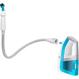 Rowenta Clean & Steam Multi RY8544WH , Limpiador de vapor blanco/Azul, aspiradora de pie y escoba eléctrica Sin bolsa 0,5 L 1700 W Blanco, Azul
