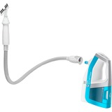 Rowenta Clean & Steam Multi RY8544WH , Limpiador de vapor blanco/Azul, aspiradora de pie y escoba eléctrica Sin bolsa 0,5 L 1700 W Blanco, Azul