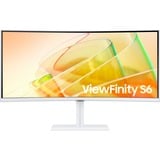 Samsung S65TC pantalla para PC 86,4 cm (34") 3440 x 1440 Pixeles UltraWide Quad HD LED Blanco, Monitor LED blanco, 86,4 cm (34"), 3440 x 1440 Pixeles, UltraWide Quad HD, LED, 5 ms, Blanco