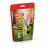 Schleich ¡Set de Bolsillo! Crianza de Animales Mágicos, Muñecos 