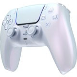 Sony S1000044424 mando y volante Perlado Bluetooth/USB Gamepad Analógico/Digital PlayStation 5, iOS blanco, Gamepad, PlayStation 5, iOS, Cruceta, Botón de inicio, Botón Opciones, Botón Compartir, Analógico/Digital, Inalámbrico y alámbrico, Bluetooth/USB