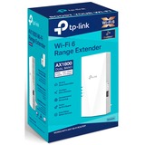 TP-Link RE600X ampliador de red Transmisor y receptor de red Blanco 10, 100, 1000 Mbit/s, Repetidor blanco, Transmisor y receptor de red, 1201 Mbit/s, 10,100,1000 Mbit/s, Windows 10, Windows 2000, Windows 7, Windows 8, Windows 8.1, Windows 98SE, Windows NT, Windows..., Internet Explorer 11, Firefox 12.0, Chrome 20.0, Safari 4.0, Interno