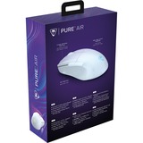 Turtle Beach Pure Air ratón Juego mano derecha RF Wireless + Bluetooth Óptico 26000 DPI, Ratones para gaming blanco, mano derecha, Óptico, RF Wireless + Bluetooth, 26000 DPI, Translúcido, Blanco