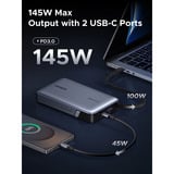 UGREEN PB551 Powerbank de 20.000mAh 145W con cable integrado, Banco de potencia 