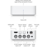 Ubiquiti Puerto de audio PoE, Adaptador blanco