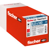 fischer Tornillo para aglomerado PowerFast II 8,0x140 cabeza avellanada TX 