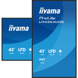 iiyama LH4364UHS-B1AG, Pantalla de gran formato negro (mate)