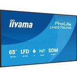 iiyama LH6575UHS-B2AG, Pantalla de gran formato negro (mate)