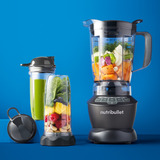 nutribullet Licuadora de base Combo NBF500DG, Batidora depie gris oscuro