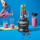 nutribullet Licuadora de base Combo NBF500DG, Batidora depie gris oscuro
