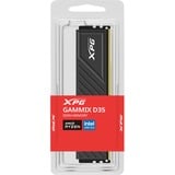 ADATA GAMMIX D35 módulo de memoria 8 GB 1 x 8 GB DDR4 288-pin DIMM, Memoria RAM negro, 8 GB, 1 x 8 GB, DDR4, 3200 MHz, 288-pin DIMM