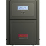 APC Easy UPS SMV sistema de alimentación ininterrumpida (UPS) Línea interactiva 1 kVA 700 W 6 salidas AC negro, Línea interactiva, 1 kVA, 700 W, Seno, 160 V, 295 V