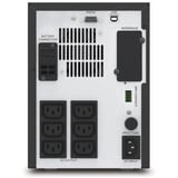 APC Easy UPS SMV sistema de alimentación ininterrumpida (UPS) Línea interactiva 1 kVA 700 W 6 salidas AC negro, Línea interactiva, 1 kVA, 700 W, Seno, 160 V, 295 V