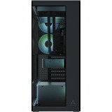 ARCTIC Xtender VG (Black) Midi Tower Negro, Cajas de torre negro (mate), Midi Tower, PC, Negro, EATX, Metal, Vidrio templado, Juego