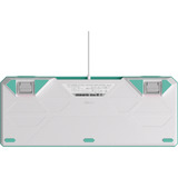 ASUS TUF Gaming K3 Gen II Hatsune Miku Edition teclado Juego USB Color menta, Blanco, Teclado para gaming turquesa/Multi color, Completo (100%), Alámbrico, USB, Switch de tecla optomecánico, LED RGB, Color menta, Blanco