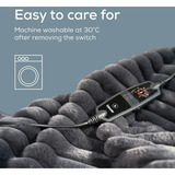 Beurer Manta térmica HD 82 Stockholm, Mantas eléctricas gris