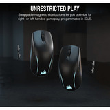 Corsair CH-931D010-EU, Ratones para gaming negro