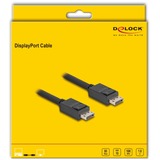 DeLOCK Cable DisplayPort 2.1 conector > conector DisplayPort, 16K, 80 Gbps negro