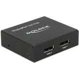 DeLOCK Divisor DisplayPort 1.2 > 2x DisplayPort 4K, Display Port Splitter  negro