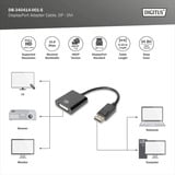 Digitus Adaptador / convertidor de DisplayPort a DVI negro