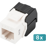 Digitus Módulo Keystone CAT 6, sin blindaje - 8 unidades 