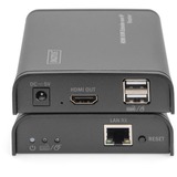 Digitus Set de Extensor KVM HDMI IP, Switch KVM 
