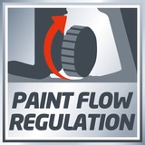 EINHELL Sistema de pulverización de pintura TC-SY 600 S, Arma de aerosol rojo/Negro