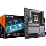 GIGABYTE Placa base Z890 EAGLE WIFI7 - Compatible con CPUs Intel Core Ultra (Serie 2), VRM de 14+1+2 fases, hasta 8800MHz DDR5 (OC), 1xPCIe 5.0 + 3xPCIe 4.0, Wi-Fi 7, LAN 2.5GbE, USB 4 VRM de 14+1+2 fases, hasta 8800MHz DDR5 (OC), 1xPCIe 5.0 + 3xPCIe 4.0, Wi-Fi 7, LAN 2.5GbE, USB 4, Intel, LGA 1851 (Socket V1), Intel Core Ultra (Series 2), LGA 1851, 256 GB, DDR5-SDRAM