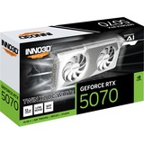 INNO3D I3D 12GB D7 RTX 5070 TWIN X2 OC white, Tarjeta gráfica blanco