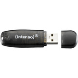 Intenso Rainbow Line unidad flash USB 16 GB USB tipo A 2.0 Negro, Lápiz USB negro, 16 GB, USB tipo A, 2.0, 28 MB/s, Tapa, Negro