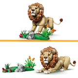 LEGO Creator 3-en-1 Animales salvajes: León majestuoso, Juegos de construcción 