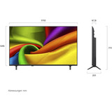 LG 50NU800B6LC.AEEQ, Televisor LED negro