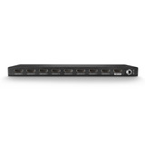 Lindy Divisor HDMI 18G de 8 Puertos, Splitter HDMI negro