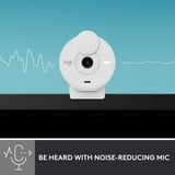 Logitech Brio 300 Cámaras web, Webcam blanco, 2 MP, 1920 x 1080 Pixeles, Full HD, 30 pps, 1280x720@30fps, 1920x1080@30fps, 720p, 1080p