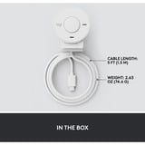 Logitech Brio 300 Cámaras web, Webcam blanco, 2 MP, 1920 x 1080 Pixeles, Full HD, 30 pps, 1280x720@30fps, 1920x1080@30fps, 720p, 1080p