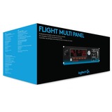 Logitech Flight Multi Panel Negro USB 2.0 Simulador de Vuelo Analógico/Digital PC, Panel de instrumentos negro, Simulador de Vuelo, PC, Analógico/Digital, Alámbrico, USB 2.0, Negro