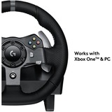 Logitech G920 Driving Force Negro USB 2.0 Volante + Pedales Analógico/Digital PC, Xbox One, Xbox Series S, Xbox Series X negro, Volante + Pedales, PC, Xbox One, Xbox Series S, Xbox Series X, Cruceta, Analógico/Digital, Alámbrico, USB 2.0